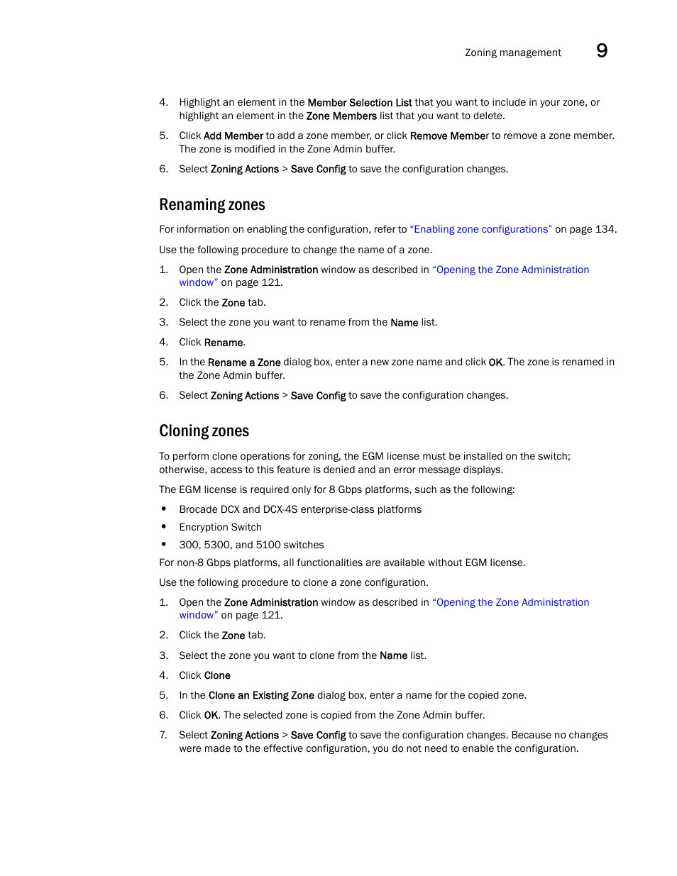 Renaming zones, Cloning zones | Dell POWEREDGE M1000E User Manual | Page 157 / 310