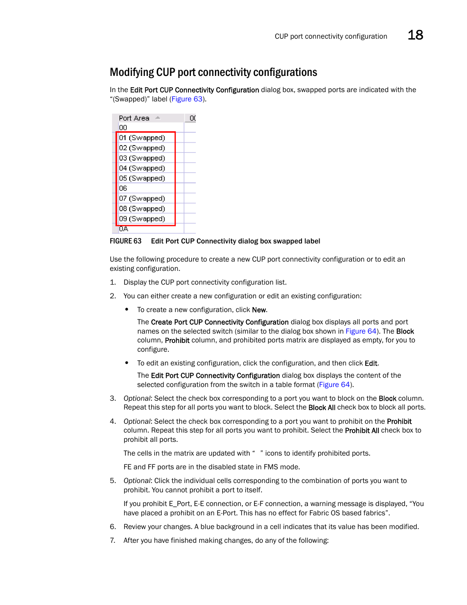 Modifying cup port connectivity configurations, Figure 63, Edit port cup connectivity | Dell POWEREDGE M1000E User Manual | Page 277 / 310