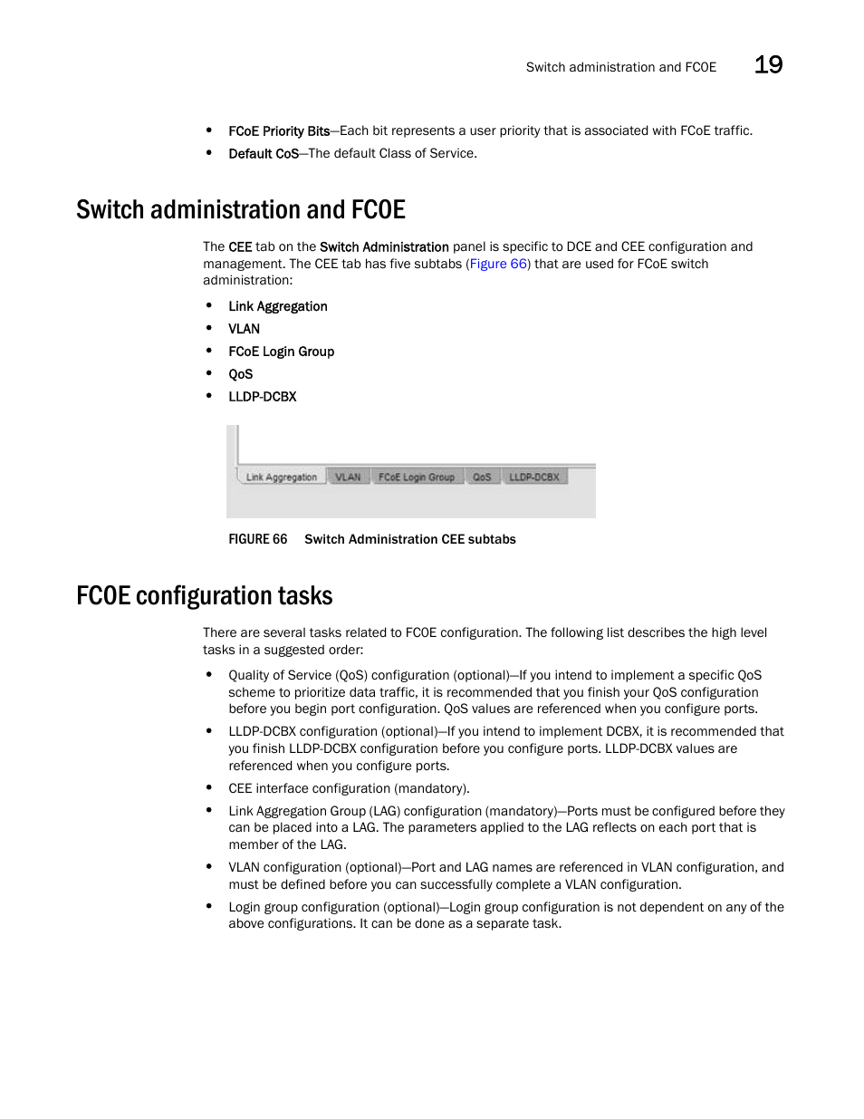 Switch administration and fc0e, Fc0e configuration tasks, Figure 66 | Dell POWEREDGE M1000E User Manual | Page 285 / 310