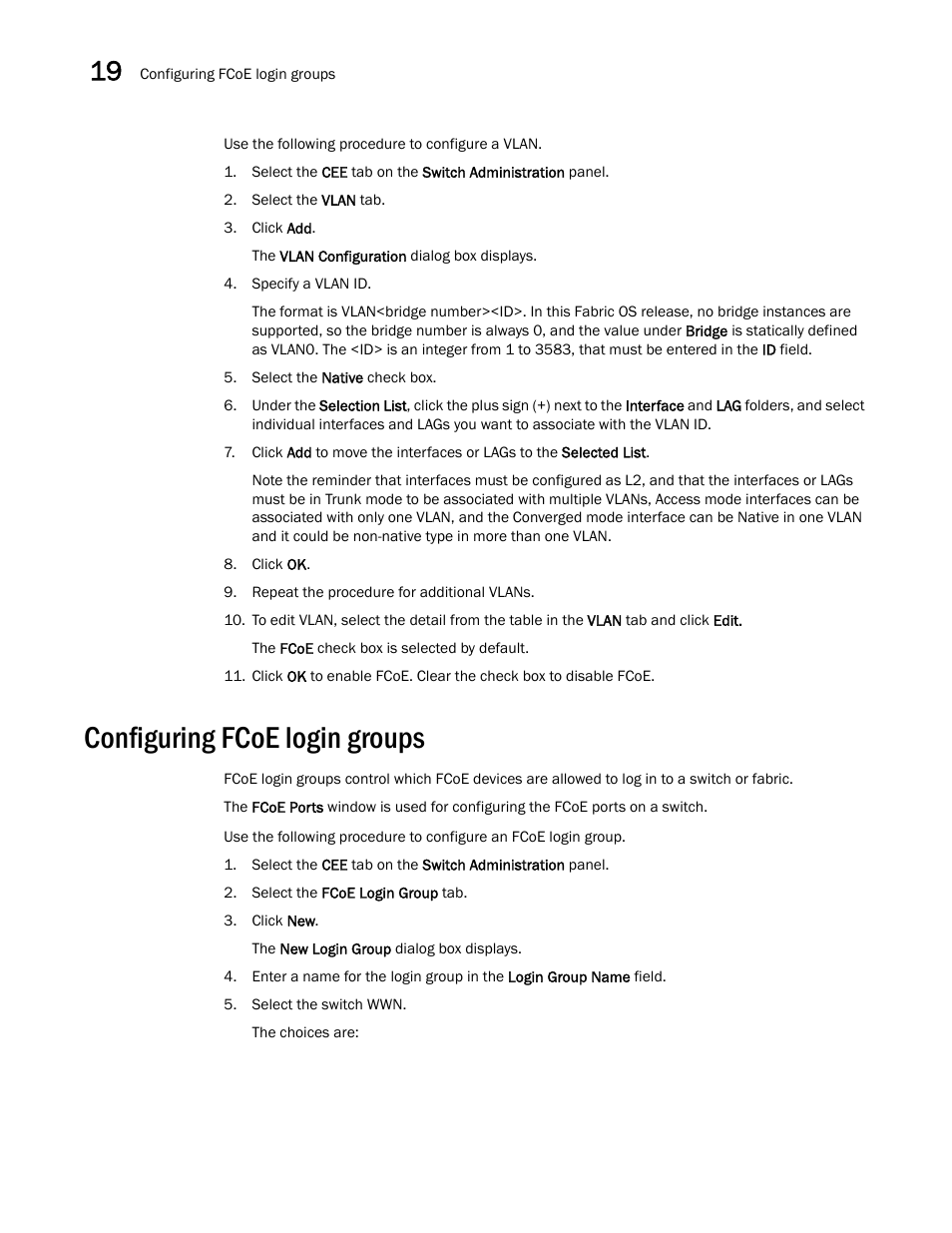 Configuring fcoe login groups | Dell POWEREDGE M1000E User Manual | Page 292 / 310