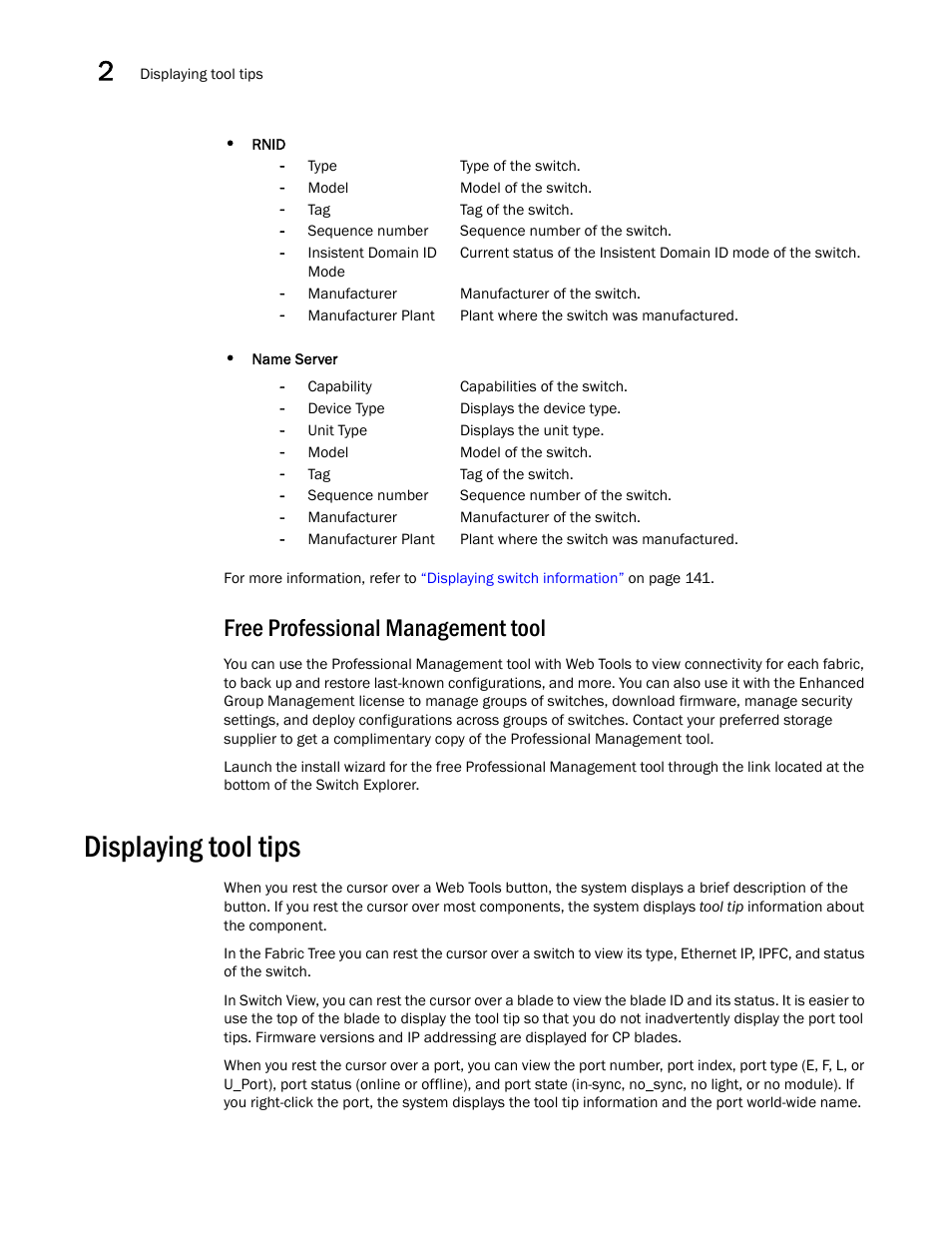 Free professional management tool, Displaying tool tips | Dell POWEREDGE M1000E User Manual | Page 56 / 310