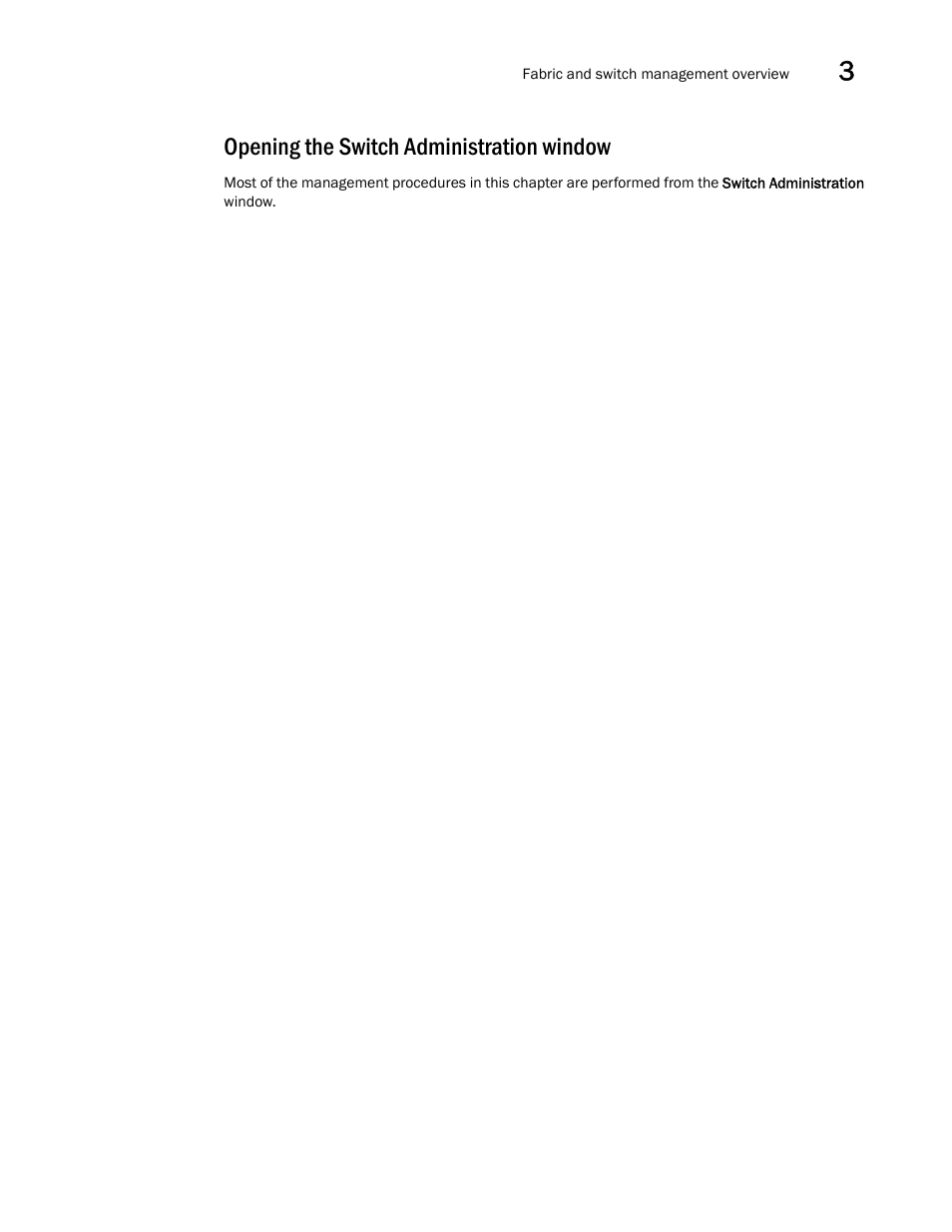 Opening the switch administration window | Dell POWEREDGE M1000E User Manual | Page 63 / 310