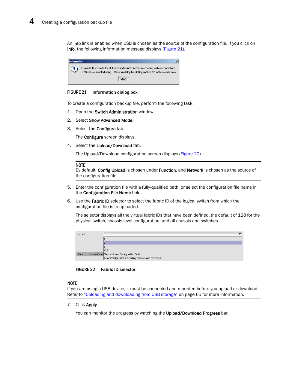Figure 21, Figure 22, Fabric | Dell POWEREDGE M1000E User Manual | Page 90 / 310