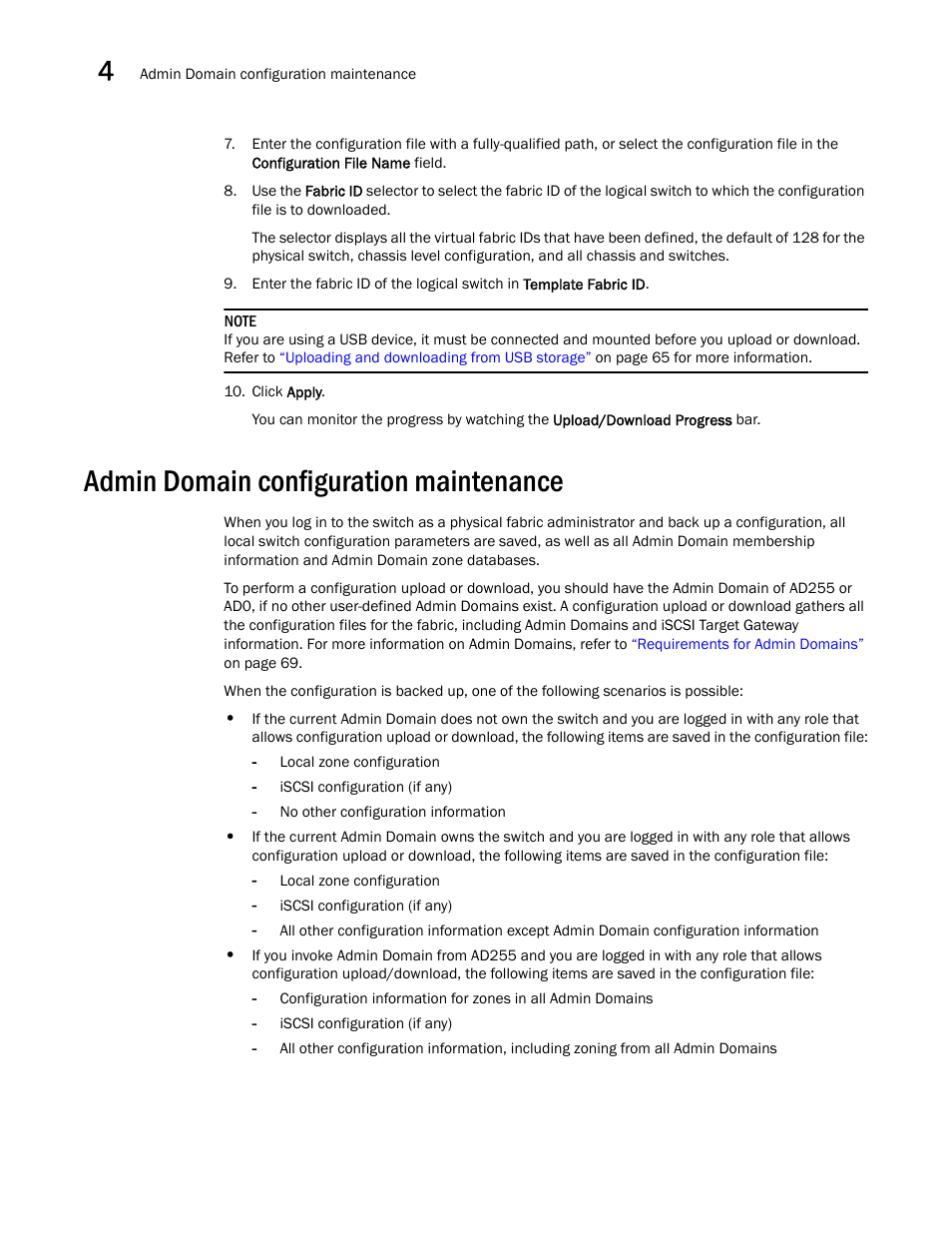Admin domain configuration maintenance | Dell POWEREDGE M1000E User Manual | Page 92 / 310