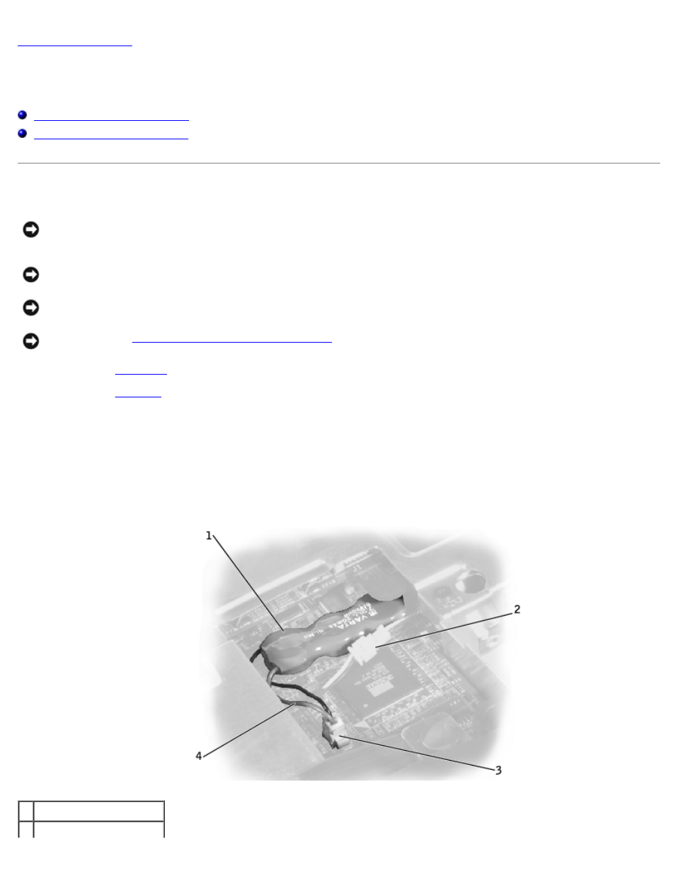 Reserve battery, Removing the reserve battery | Dell Latitude C610 User Manual | Page 37 / 55