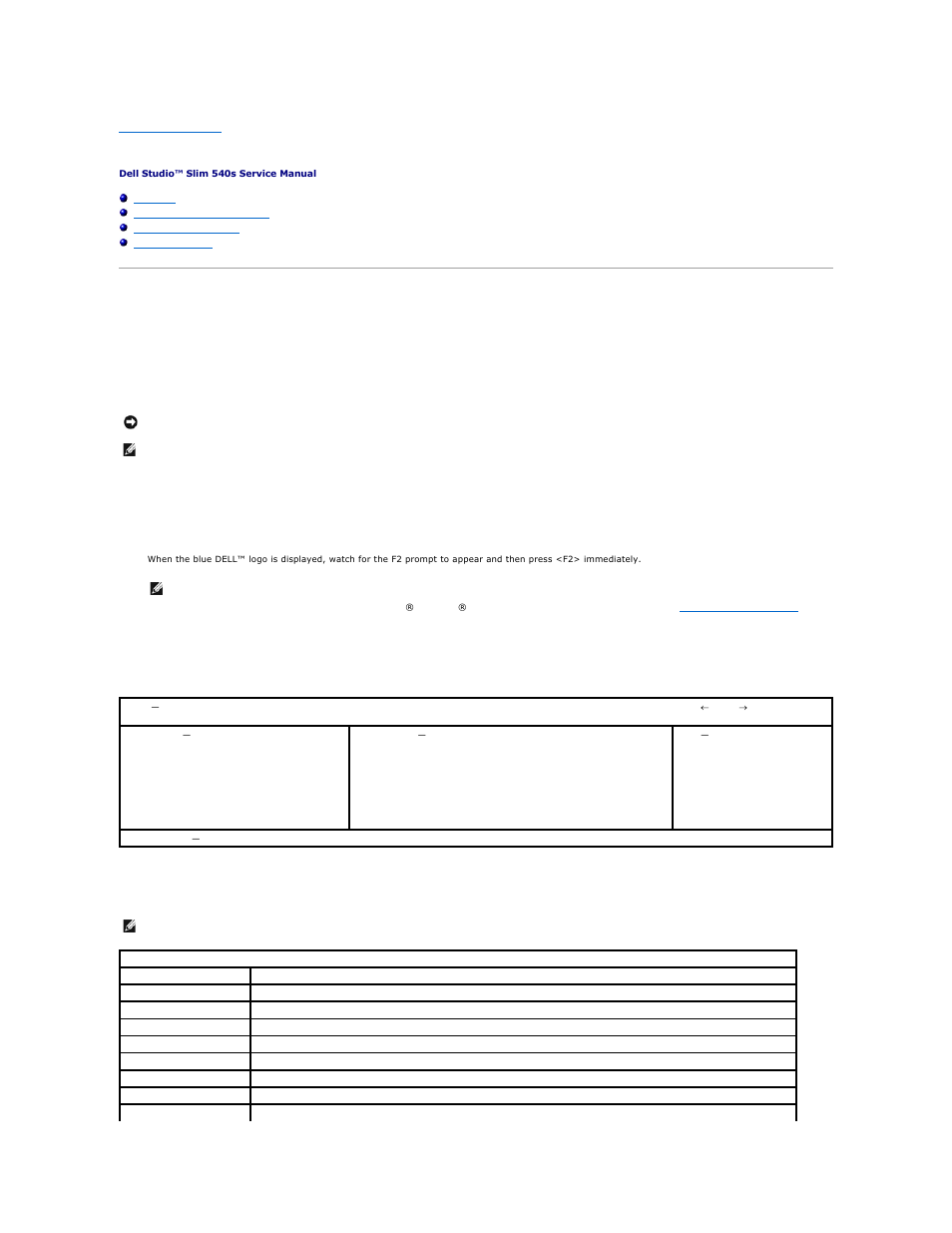 System setup, Overview, Entering system setup | System setup options | Dell Studio Slim D540S (Late 2008) User Manual | Page 31 / 37