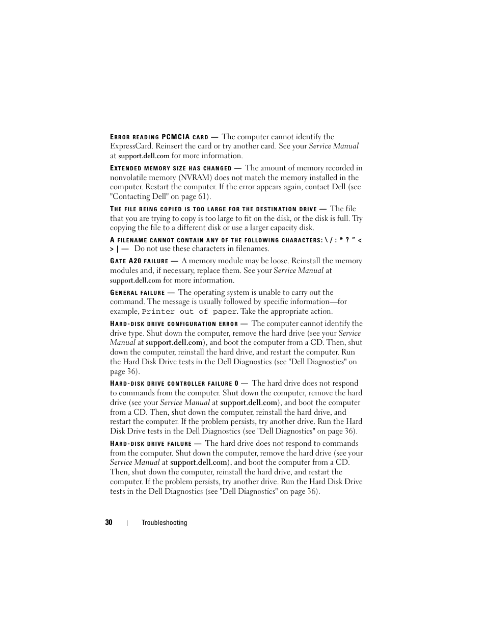 Dell Latitude E5500 User Manual | Page 30 / 66