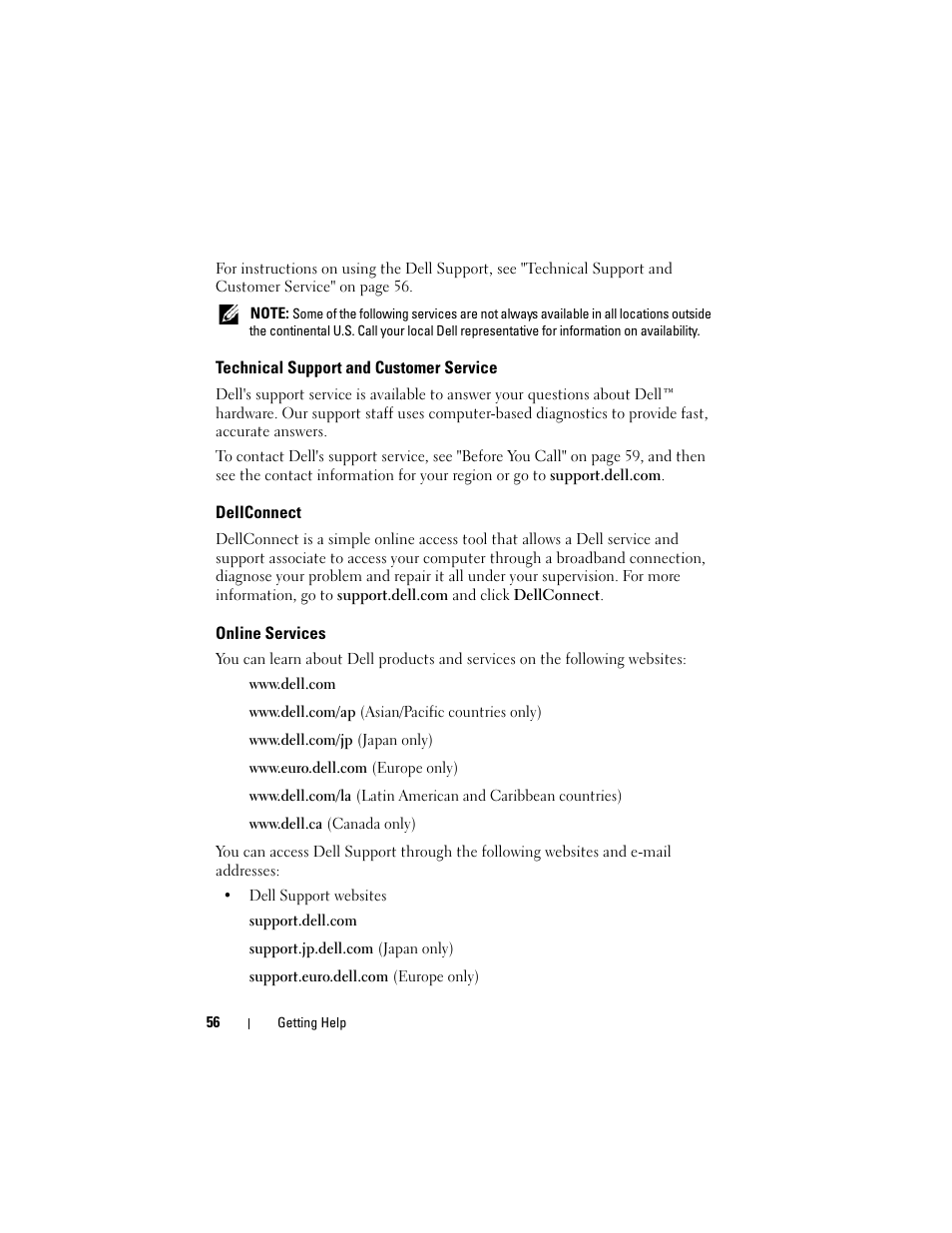 Dell Latitude E5500 User Manual | Page 56 / 66