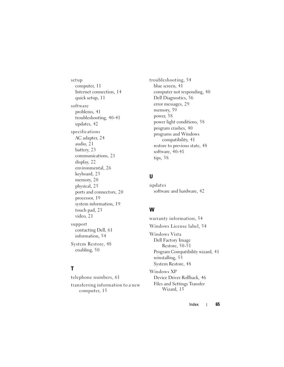 Dell Latitude E5500 User Manual | Page 65 / 66