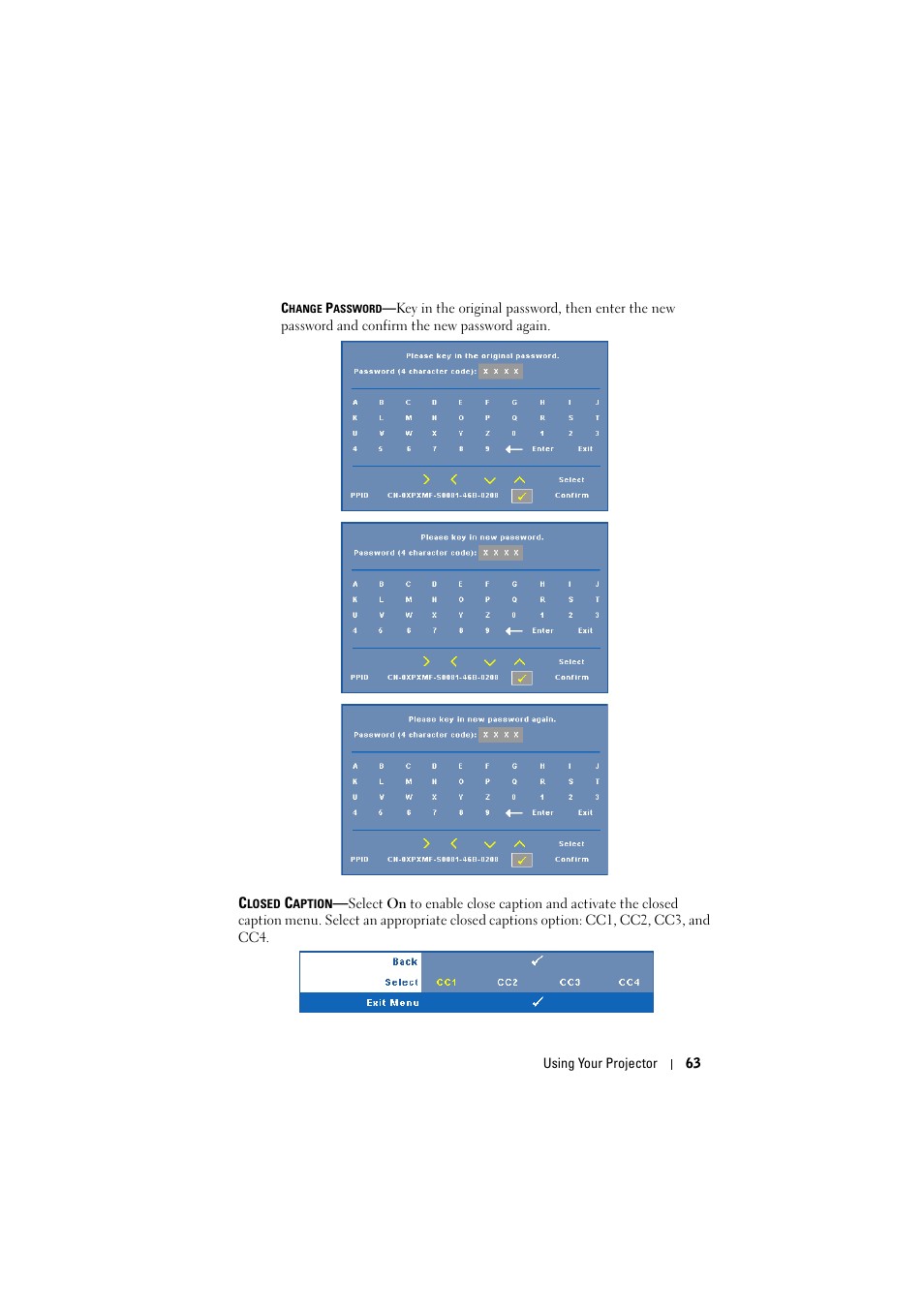 Dell S300wi Projector User Manual | Page 63 / 127