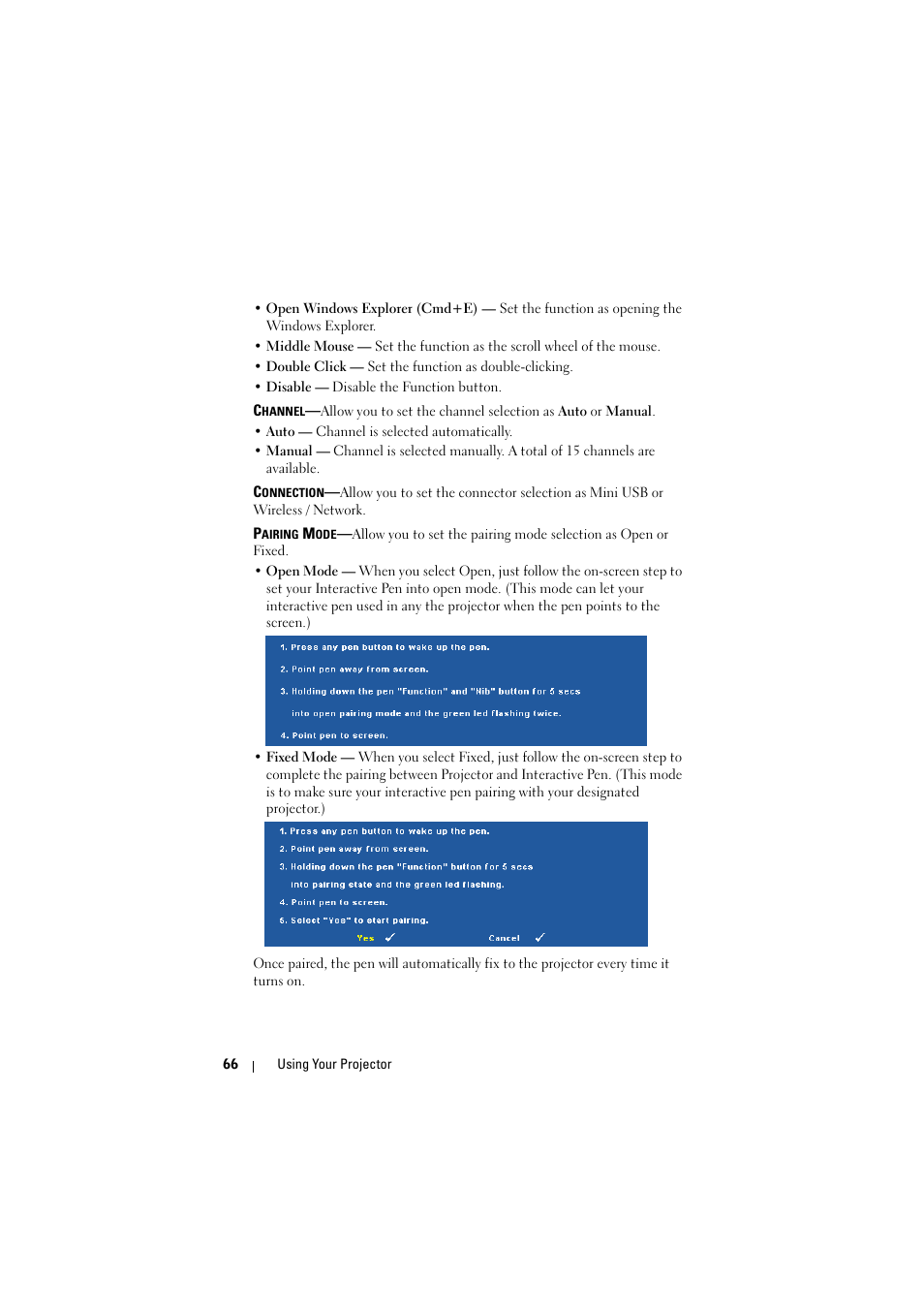 Dell S300wi Projector User Manual | Page 66 / 127