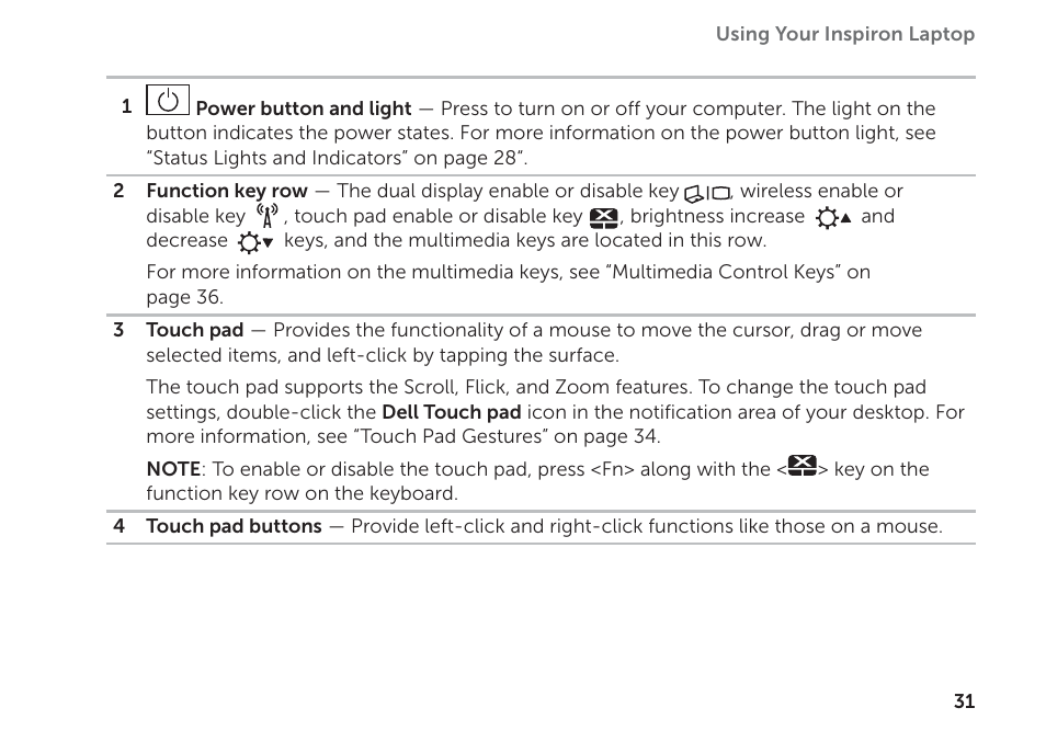Dell Inspiron M511R (Mid 2011) User Manual | Page 33 / 98