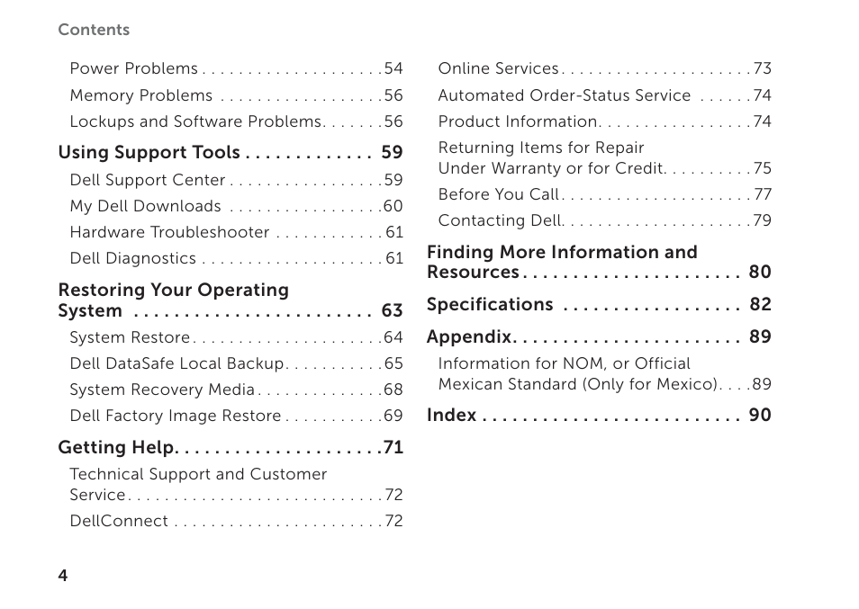 Dell Inspiron M511R (Mid 2011) User Manual | Page 6 / 98