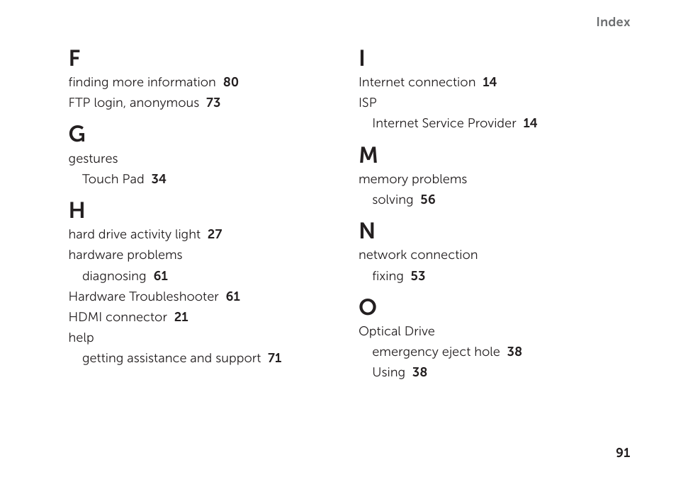 Dell Inspiron M511R (Mid 2011) User Manual | Page 93 / 98