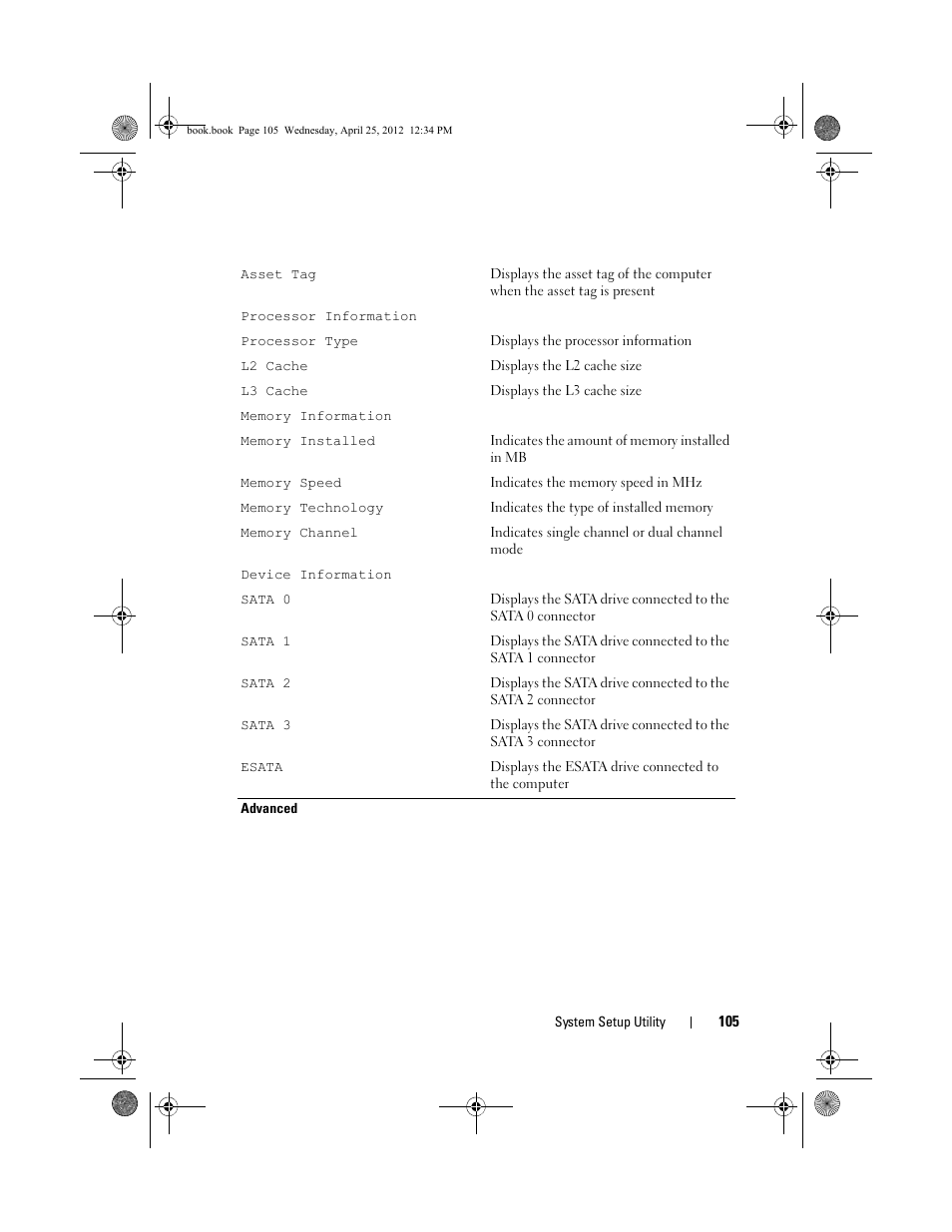 Dell XPS 8300 (Late 2010) User Manual | Page 105 / 116