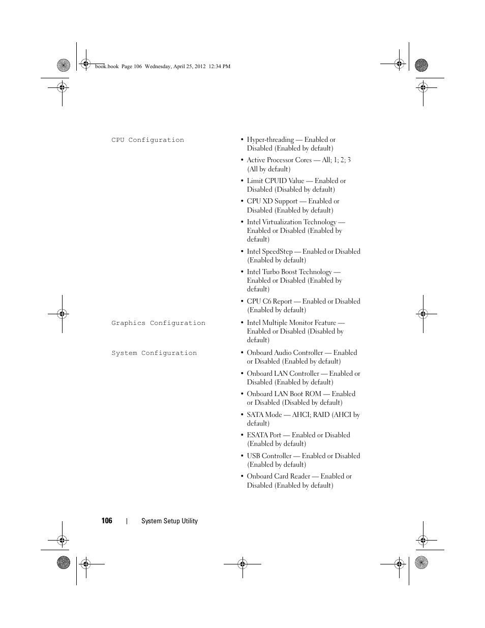 Dell XPS 8300 (Late 2010) User Manual | Page 106 / 116