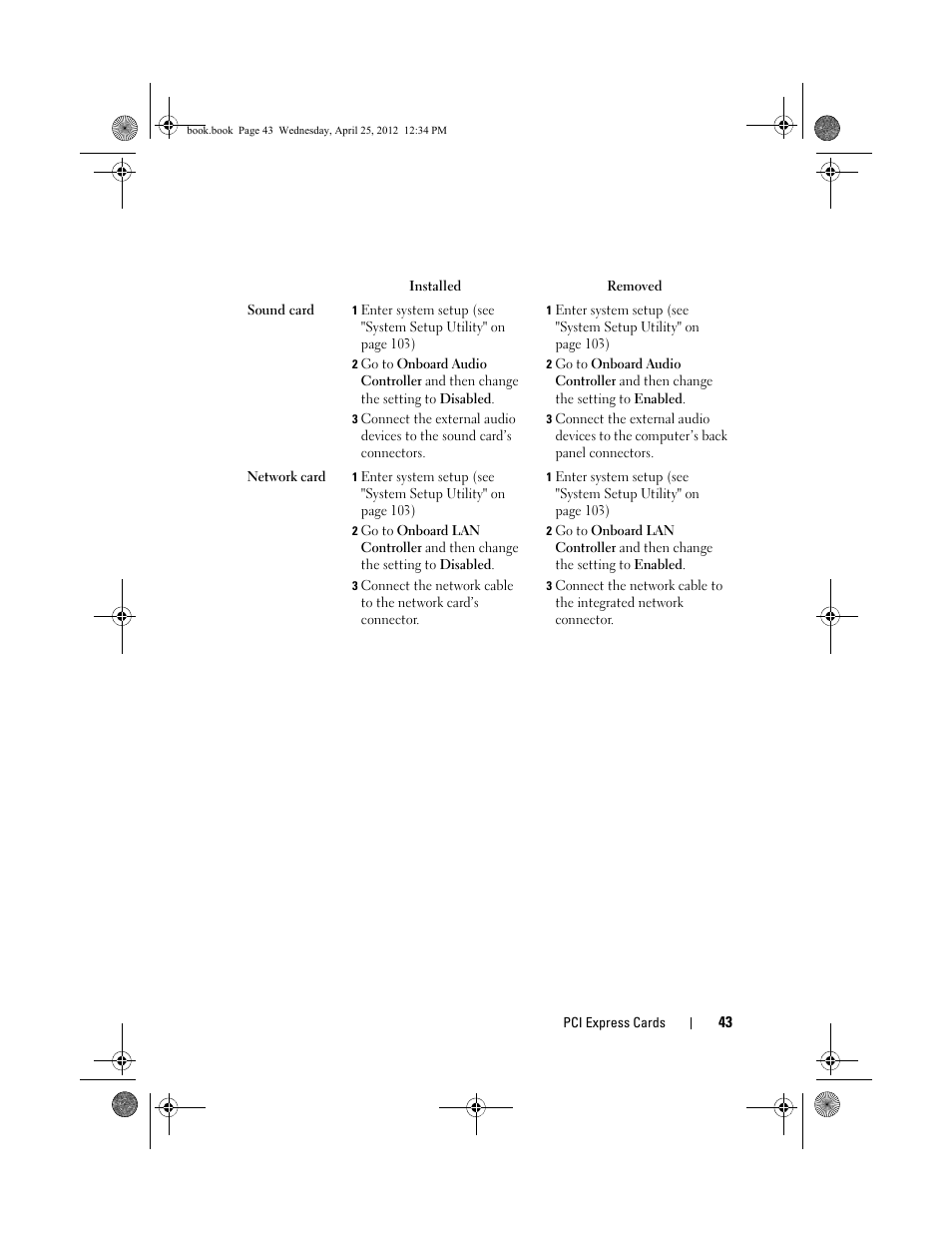 Dell XPS 8300 (Late 2010) User Manual | Page 43 / 116