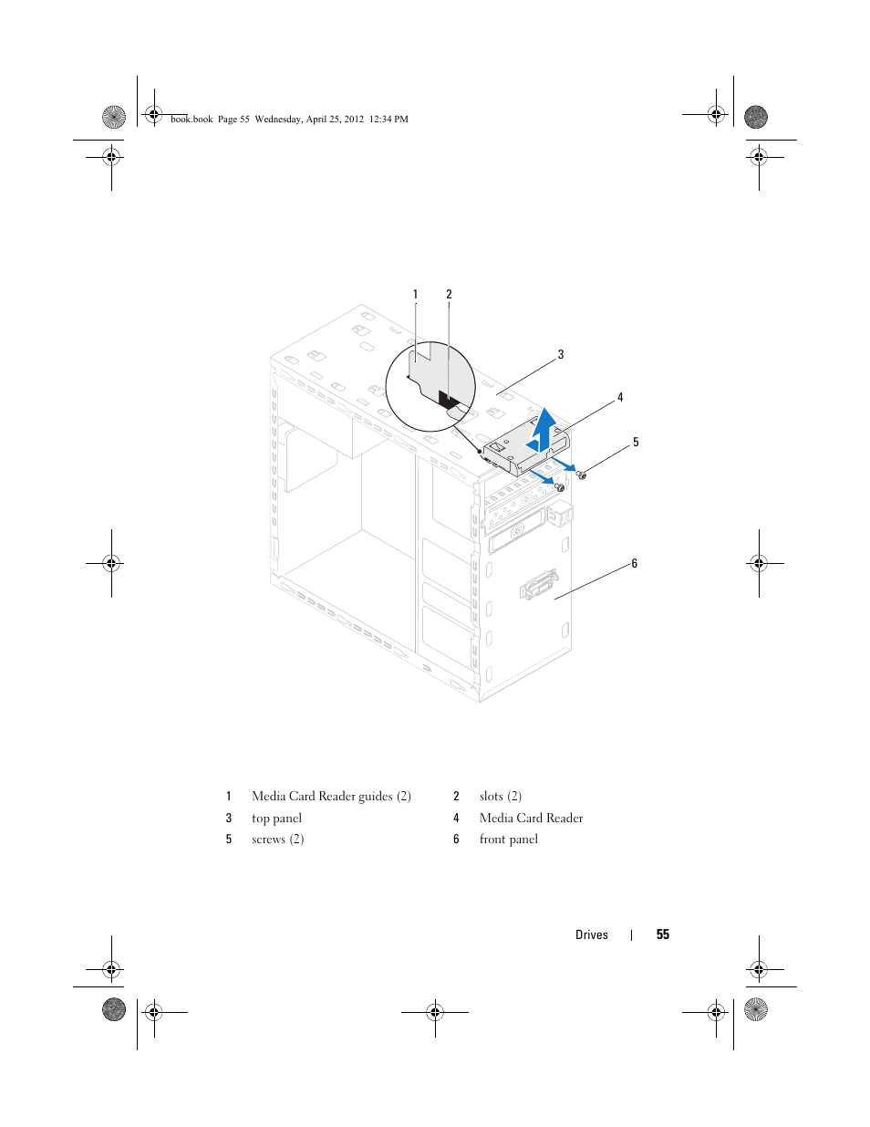 Dell XPS 8300 (Late 2010) User Manual | Page 55 / 116