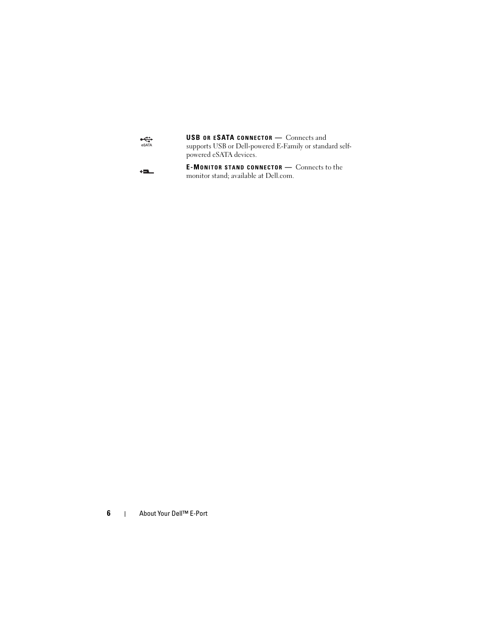 Dell E-Port User Manual | Page 6 / 22