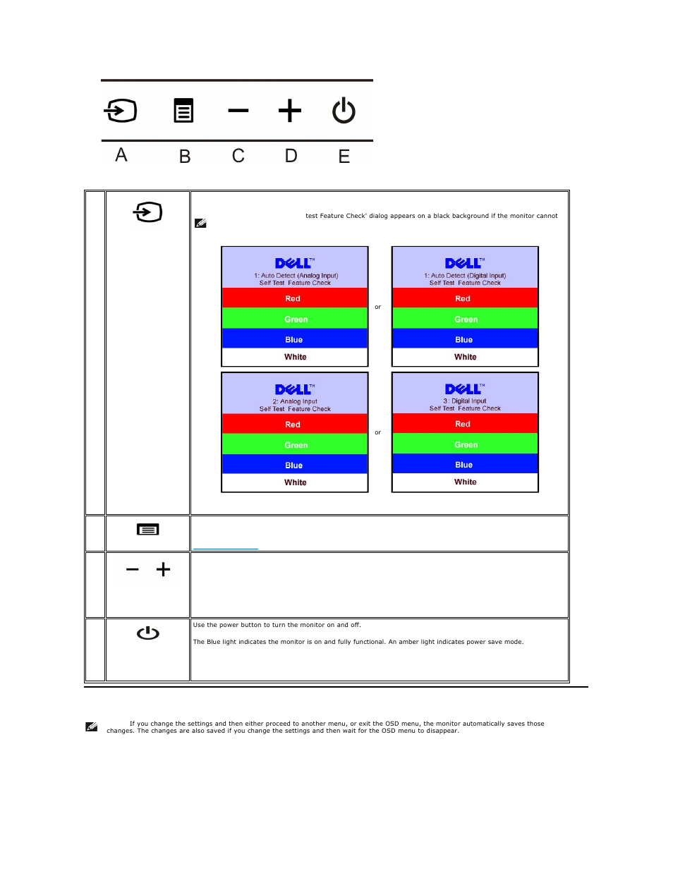 Using the osd menu | Dell S199WFP Monitor User Manual | Page 11 / 23