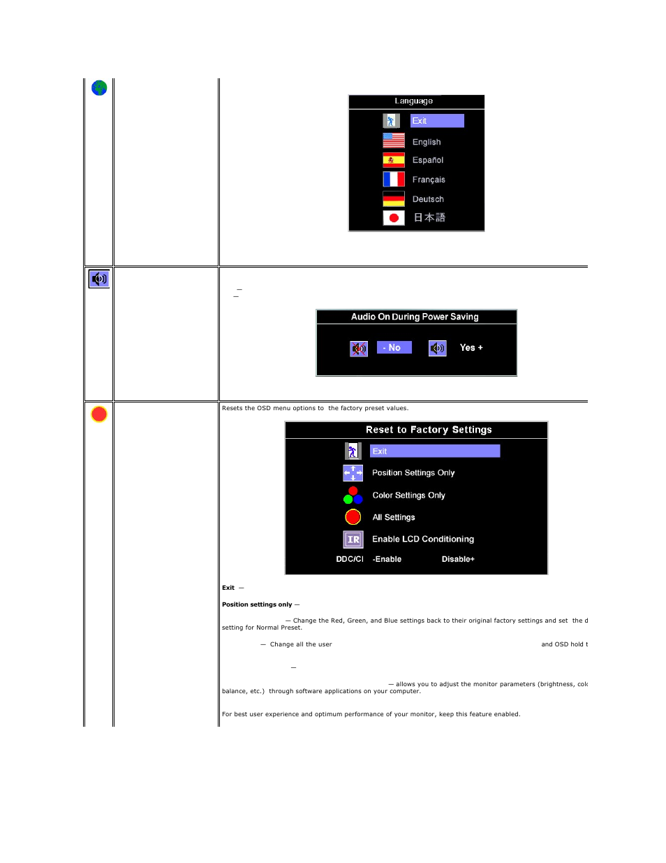 Dell S199WFP Monitor User Manual | Page 16 / 23