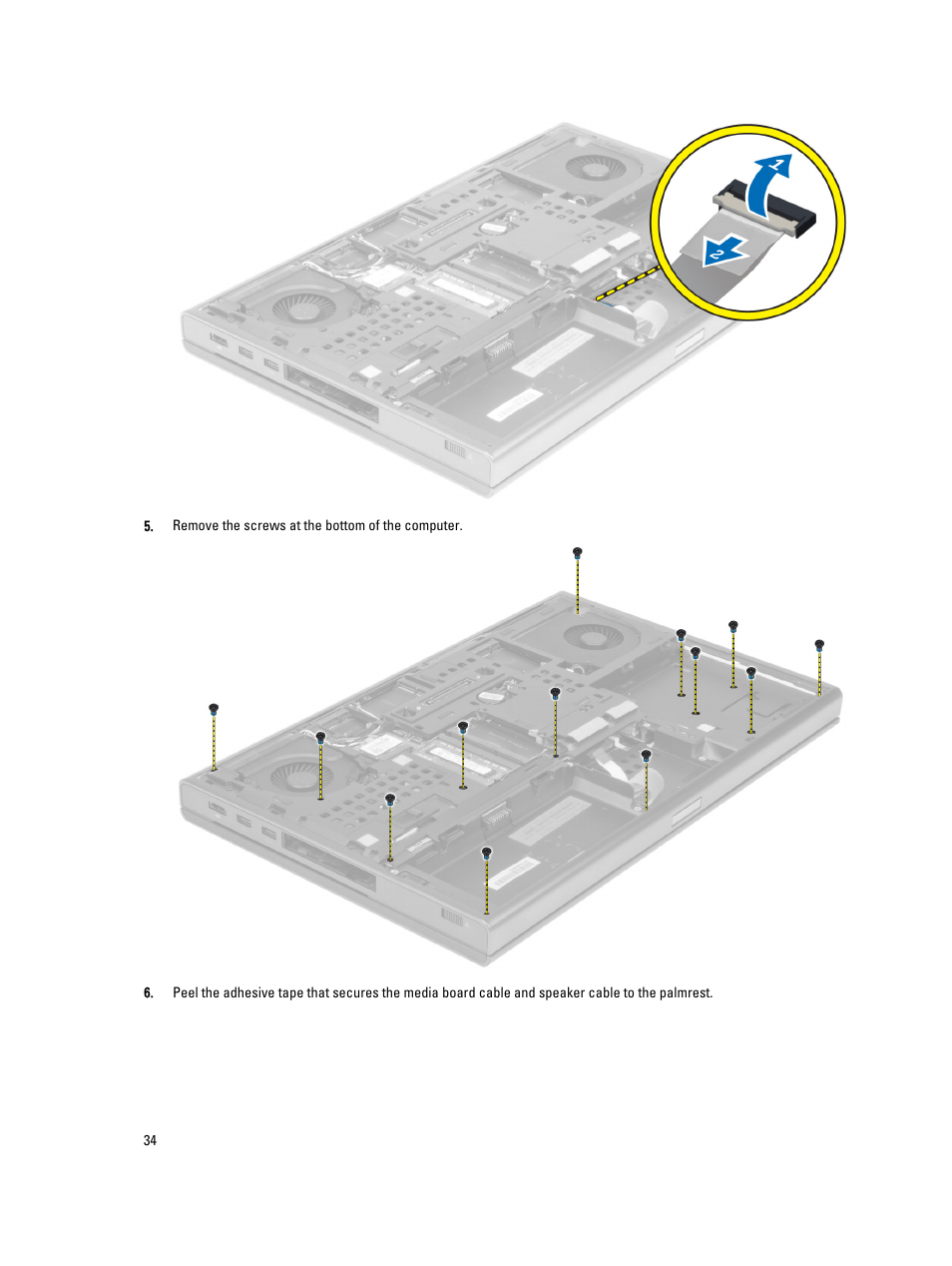 Dell Precision M6700 (Mid 2012) User Manual | Page 34 / 79