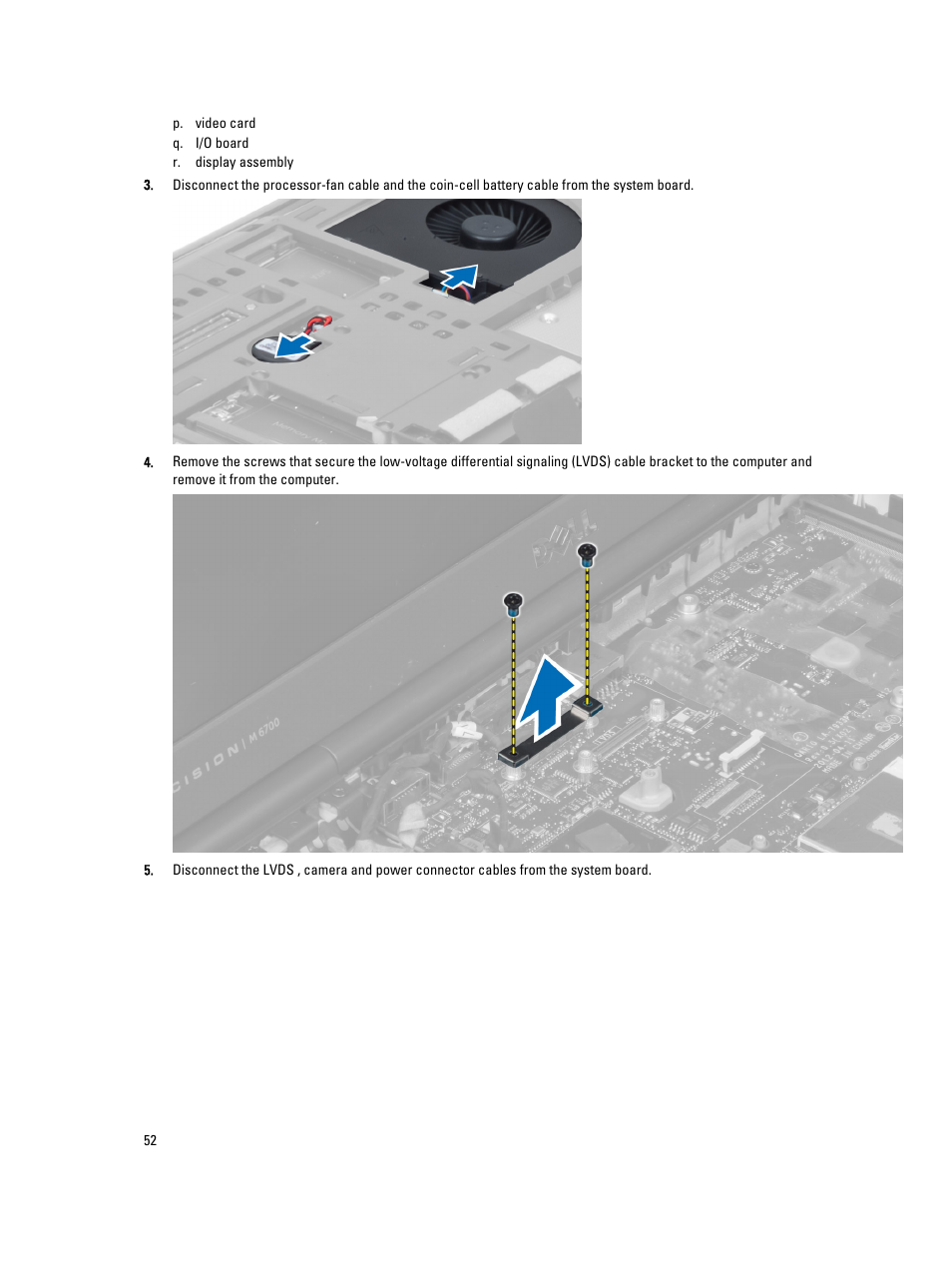 Dell Precision M6700 (Mid 2012) User Manual | Page 52 / 79