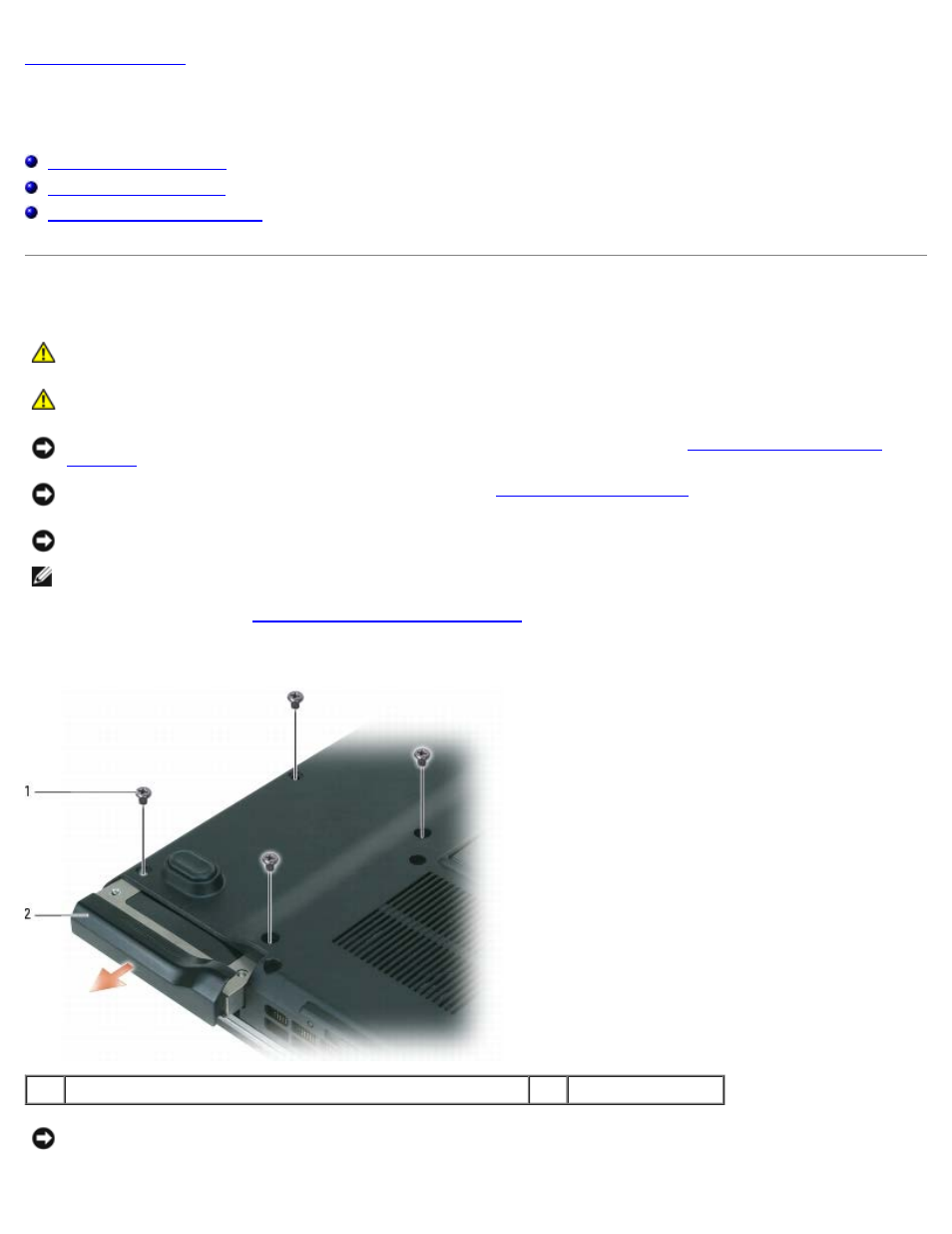 Hard drive: dell xps m1210 service manual, Hard drive, Removing the hard drive | Dell XPS M1210 (MXC062, Mid 2006) User Manual | Page 11 / 57