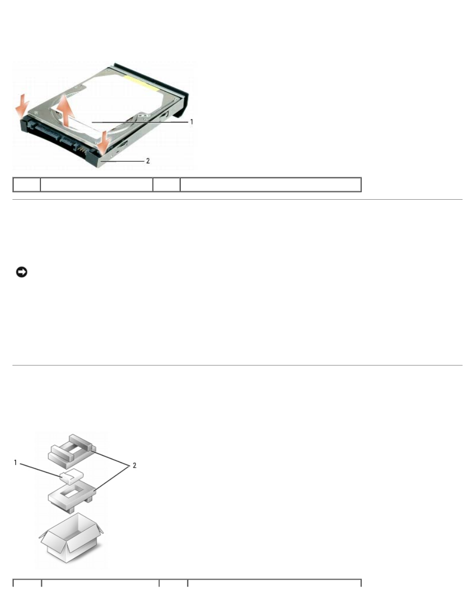 Replacing the hard drive, Returning a hard drive to dell | Dell XPS M1210 (MXC062, Mid 2006) User Manual | Page 12 / 57