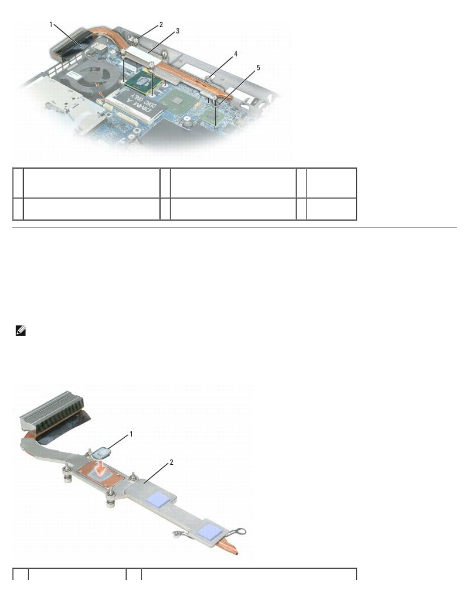 Replacing the thermal-cooling assembly | Dell XPS M1210 (MXC062, Mid 2006) User Manual | Page 28 / 57