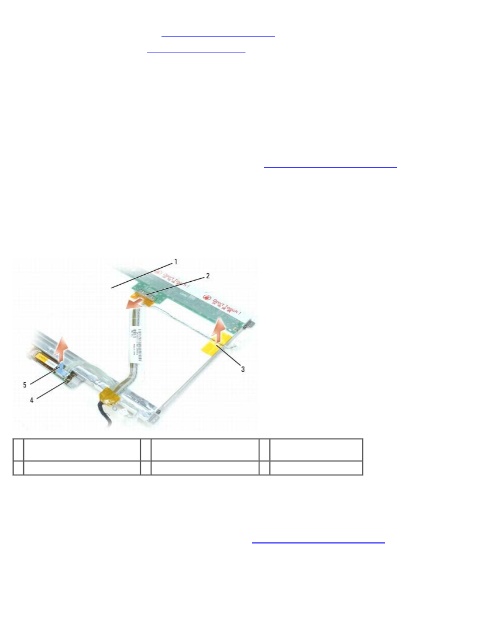 Replacing the display panel | Dell XPS M1210 (MXC062, Mid 2006) User Manual | Page 50 / 57