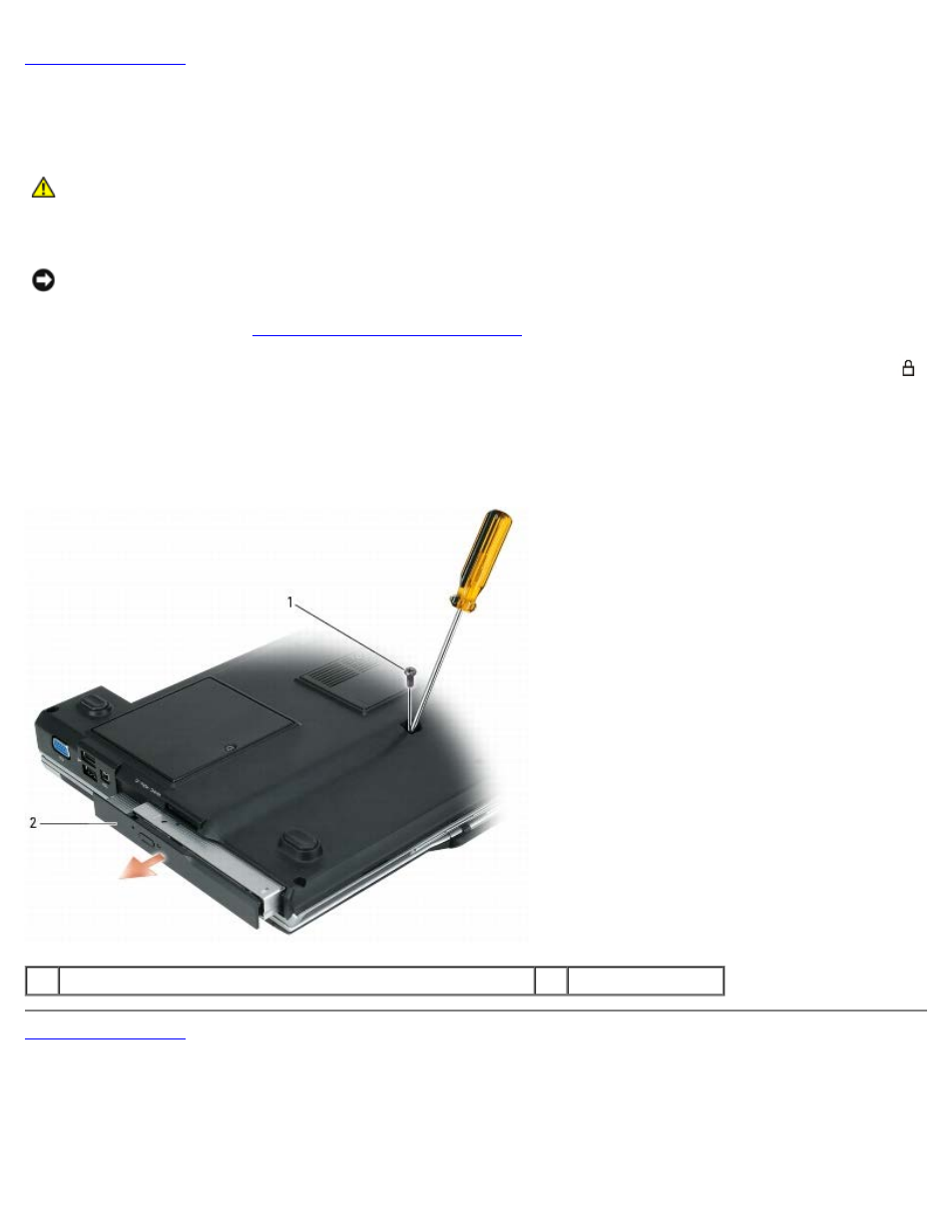 Optical drive: dell xps m1210 service manual, Optical drive | Dell XPS M1210 (MXC062, Mid 2006) User Manual | Page 7 / 57