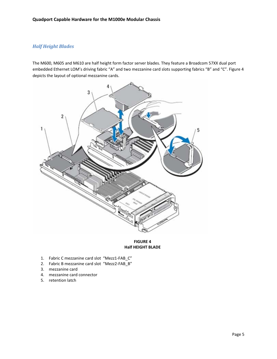 Half height blades | Dell POWEREDGE M1000E User Manual | Page 7 / 34