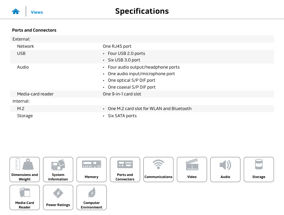 Ports and, Connectors, Specifications | Dell Alienware Area 51 R2 (Late 2014) User Manual | Page 8 / 15