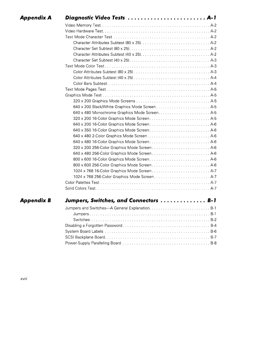 Appendix a appendix b | Dell PowerEdge 4350 User Manual | Page 16 / 40