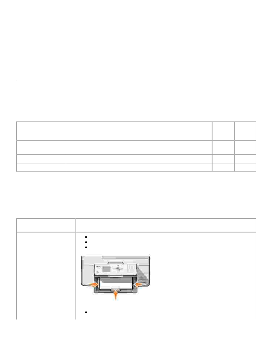 Operating system support, Print media guidelines, Print media guidelines for the paper support | Dell 964 All In One Photo Printer User Manual | Page 101 / 128