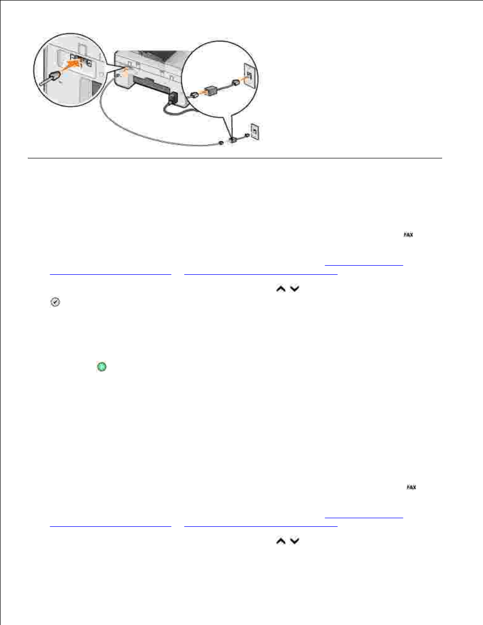 Faxing using the printer operator panel, Send a fax, Send a broadcast fax | Dell 964 All In One Photo Printer User Manual | Page 61 / 128