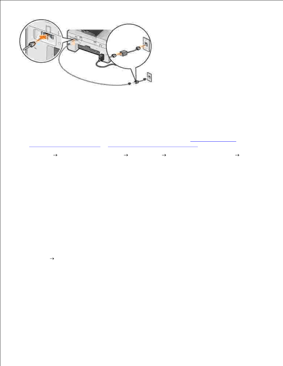 Faxing through the printer modem, Send a fax using the dell all-in-one center, Send fax using dell printer fax tools | Receive a fax | Dell 964 All In One Photo Printer User Manual | Page 65 / 128