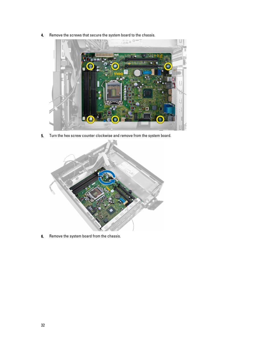 Dell OptiPlex 7010 (Mid 2012) User Manual | Page 32 / 60