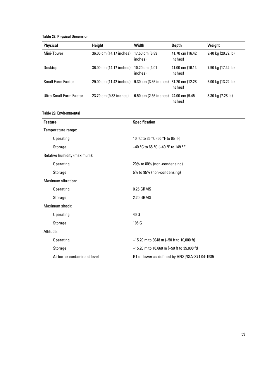 Dell OptiPlex 7010 (Mid 2012) User Manual | Page 59 / 60