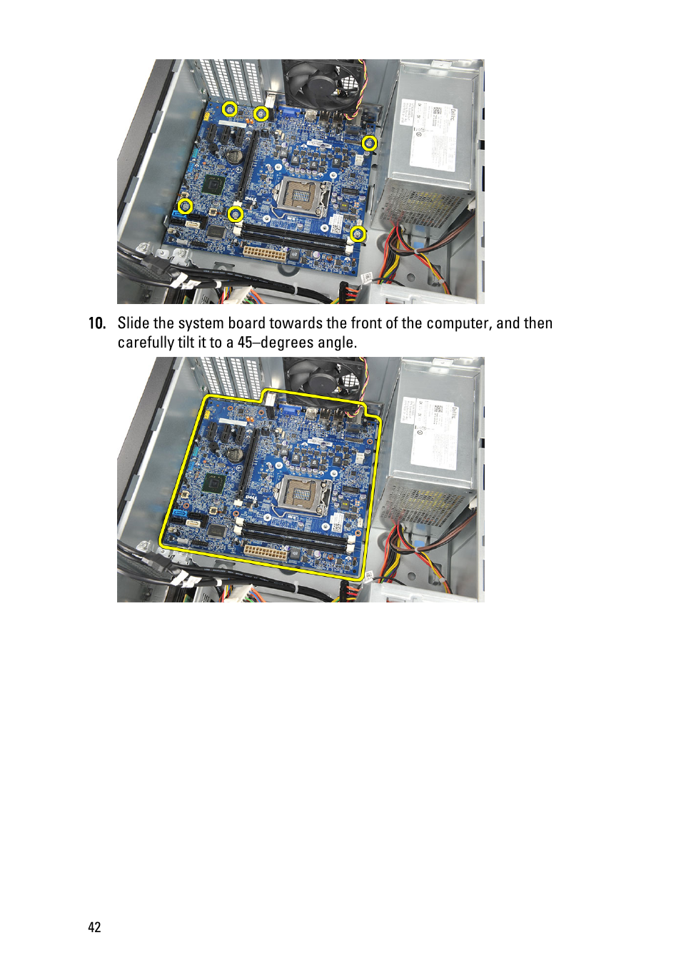 Dell Vostro 260 (Mid 2011) User Manual | Page 42 / 68