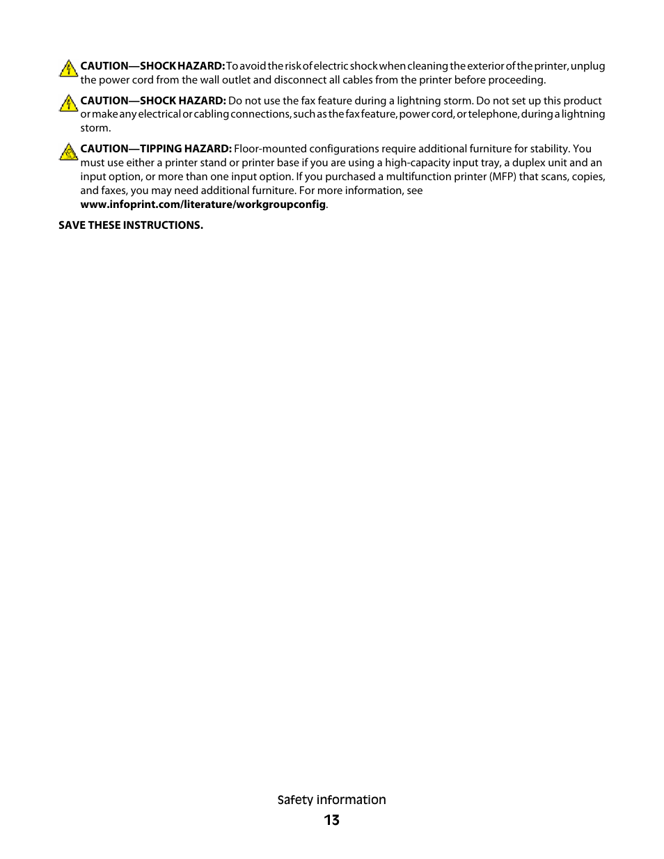 Dell 5535dn Mono Laser MFP User Manual | Page 13 / 302