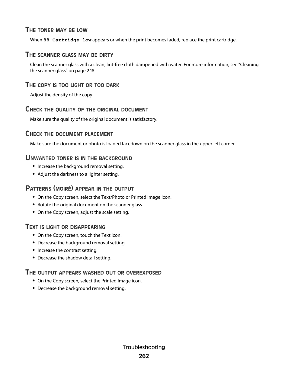 Dell 5535dn Mono Laser MFP User Manual | Page 262 / 302