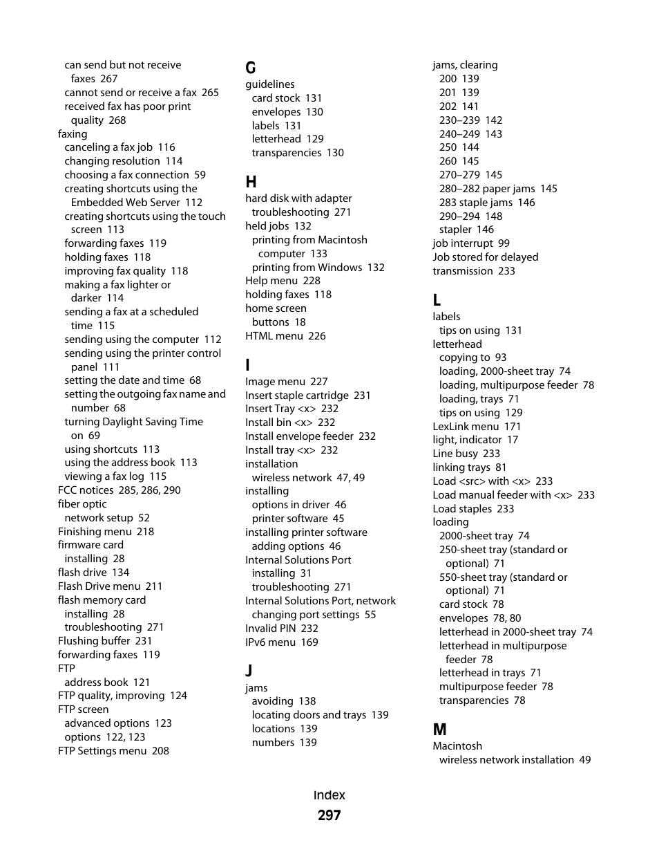 Dell 5535dn Mono Laser MFP User Manual | Page 297 / 302