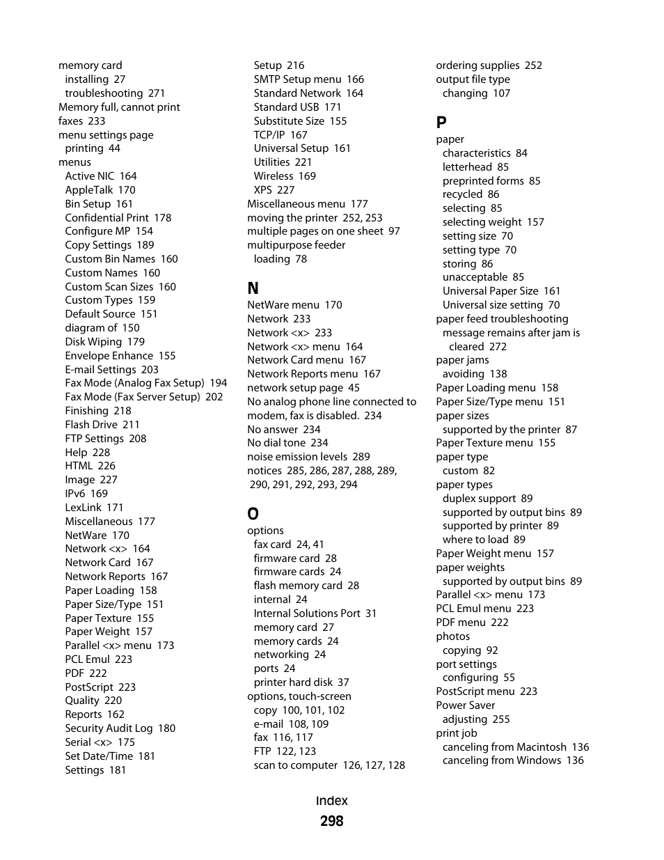 Dell 5535dn Mono Laser MFP User Manual | Page 298 / 302