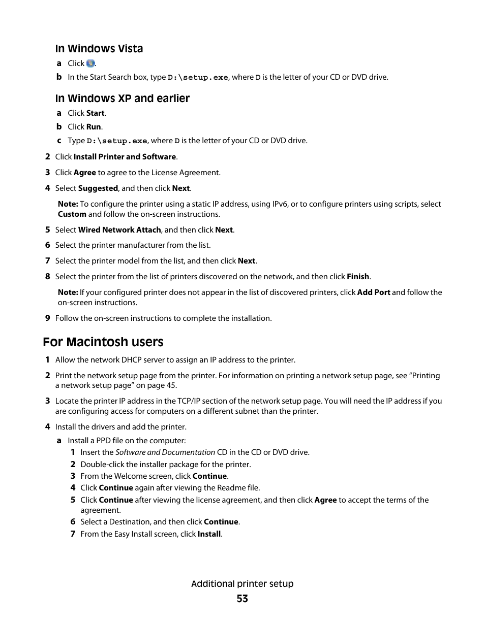 For macintosh users | Dell 5535dn Mono Laser MFP User Manual | Page 53 / 302