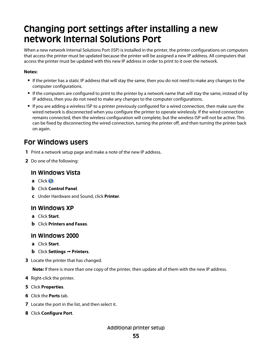 For windows users | Dell 5535dn Mono Laser MFP User Manual | Page 55 / 302