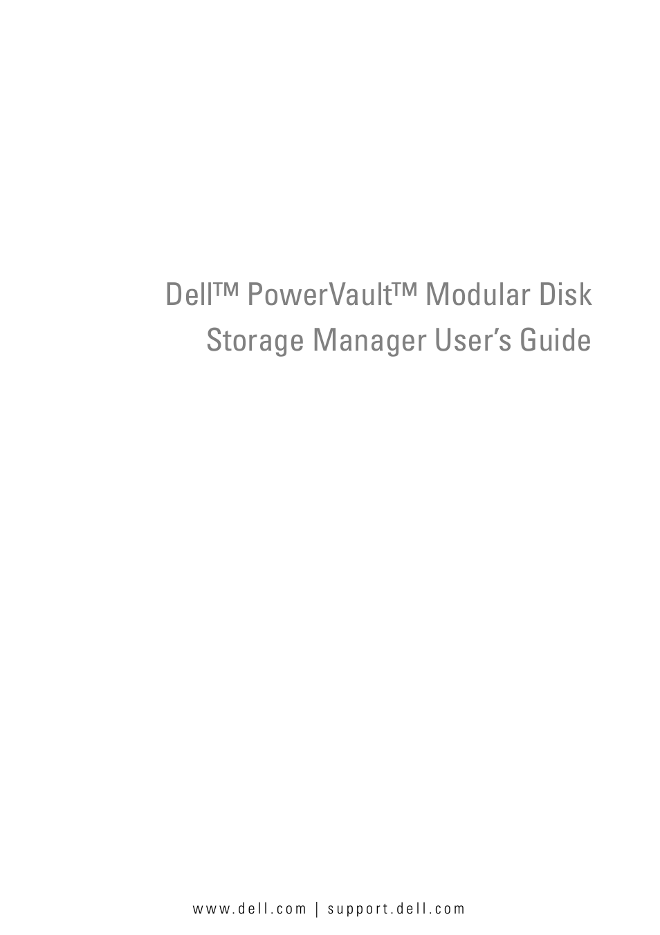 Dell PowerVault MD3000i User Manual | 120 pages