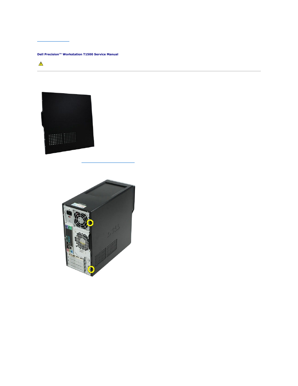 Cover, Removing the cover | Dell Precision T1500 (Late 2009) User Manual | Page 42 / 48