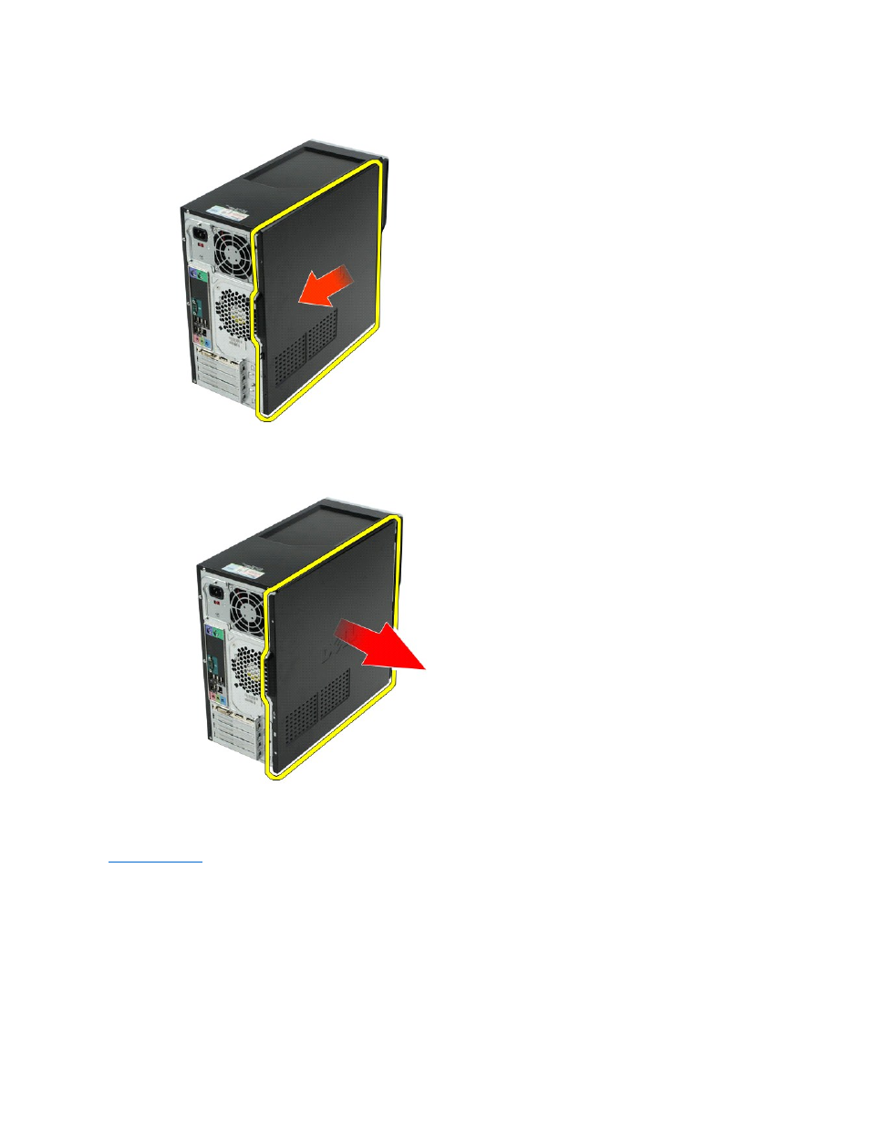 Replacing the cover | Dell Precision T1500 (Late 2009) User Manual | Page 43 / 48